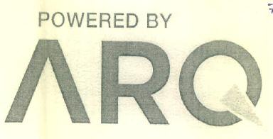 Powered By Arq Device mark 3330160 Trademark