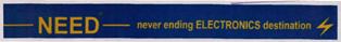 Need, Never Ending Electronics Destination (label) Device mark 3276956 Trademark