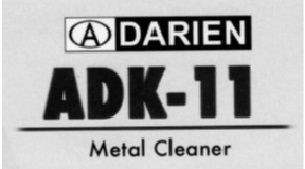 A Darien Adk - 11 Metal Cleaner Device mark 3305487 Trademark