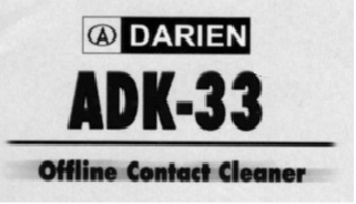 A Darien Adk-33 Offline Contact Cleaner Device mark 3305488 Trademark