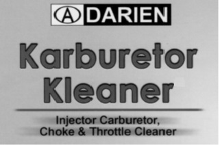 A Darien Karburetor Kleaner Device mark 3305489 Trademark