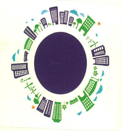 Device Of Building Surrounded In Colors Device mark 3314891 Trademark