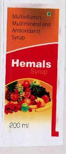 Hemals Syrup (label) Device mark 3370051 Trademark