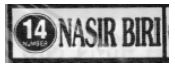 Nasir Biri No. 14 Device mark 3290479 Trademark