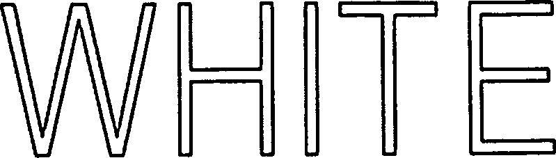 White (with Device) Device mark 3338293 Trademark