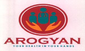Arogyan Your Health In Your Hands Device mark 3358858 Trademark