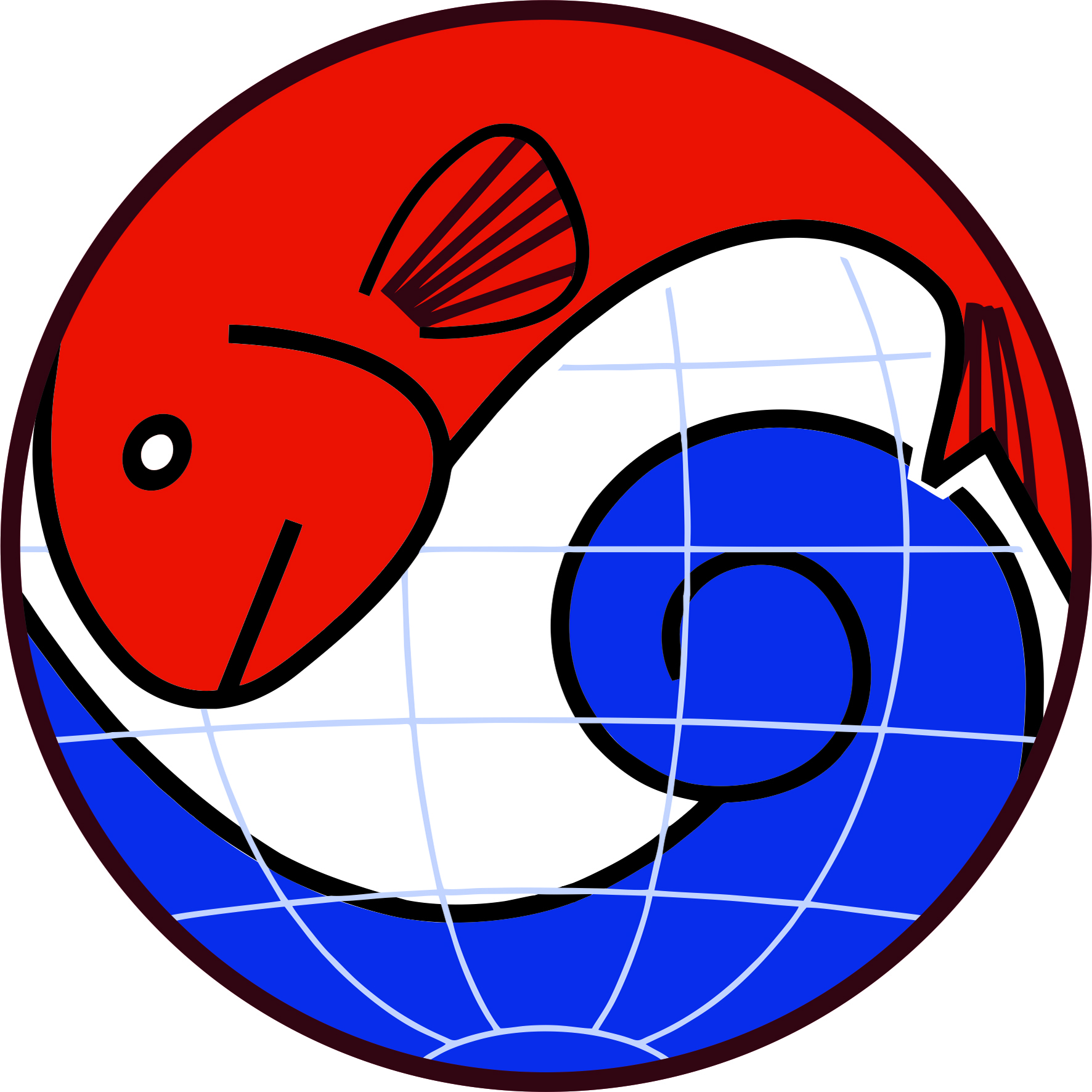 Artistic Device Of Fish In Circle Device mark 3262542 Trademark
