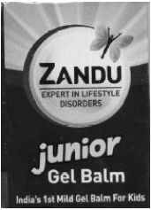 Zandu Gel Balm Junior Device mark 3353874 Trademark