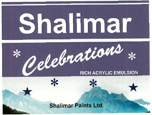 Shalimar Celebrations Device mark 3391159 Trademark