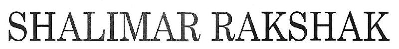 Shalimar Rakshak Device mark 3391160 Trademark