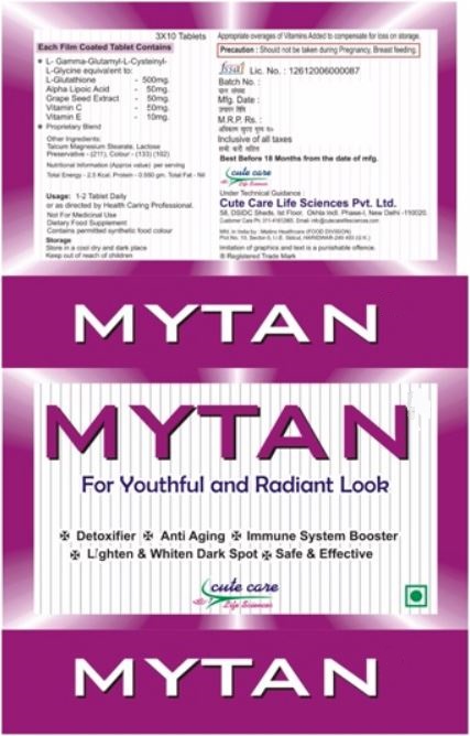 Mytan Device mark 3401209 Trademark