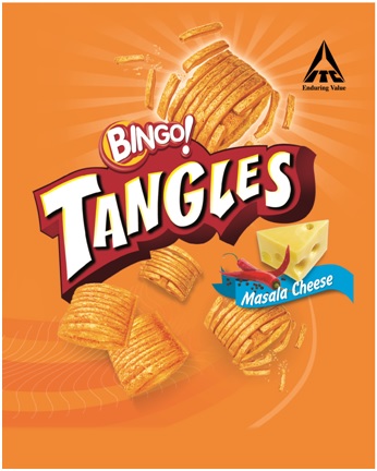 Itc Bingo! Tangles Masala Cheese Device mark 3339361 Trademark