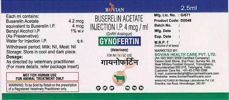 Gynofertin Device mark 3339533 Trademark