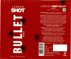 Layer'r Shot Bullet With Word Ammo Device mark 3409415 Trademark