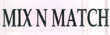 Mix N Match Device mark 3416708 Trademark