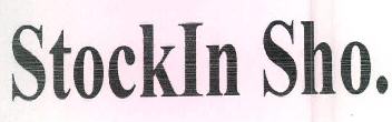 Stockin Sho. Device mark 3416804 Trademark