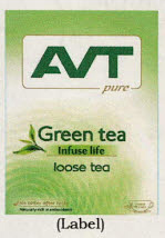 Avt Pure Green Tea Infuse Life Loose Tea Device mark 3354949 Trademark