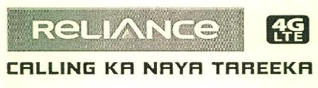 Reliance 4glte Calling Ka Naya Tareeka Device mark 3355111 Trademark