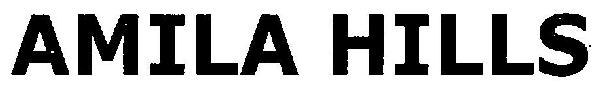Amila Hills Device mark 3382748 Trademark