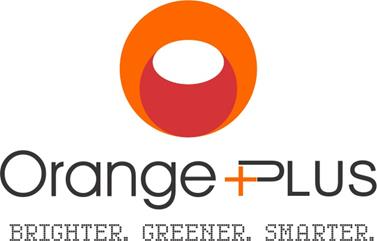 Orange Plus Brighter. Greener. Smarter. Device mark 3416074 Trademark