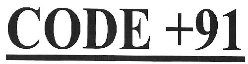 Code +91 Device mark 3424756 Trademark