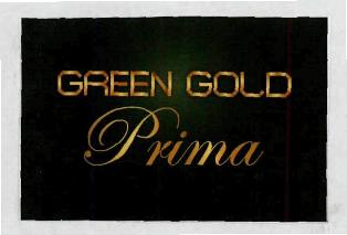 Green Gold Prima (label) Device mark 3432320 Trademark