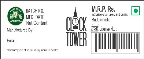 Clock Tower Vodka Device mark 3423676 Trademark
