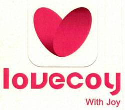 Lovecoy With Device Of Heart And Tagline With Joy Device mark 3399018 Trademark