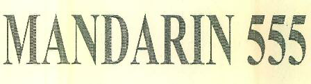 Mandarin 555 Device mark 3301831 Trademark