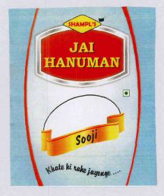 Shampl's Jai Hanuman (label) Device mark 3439222 Trademark