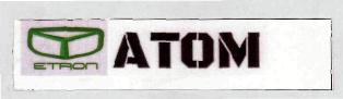 Atom, Etron (label) Device mark 3430001 Trademark