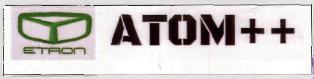 Atom ++, Etron (label) Device mark 3430002 Trademark
