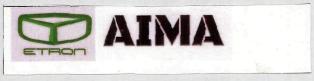 Aima, Etron (label) Device mark 3430005 Trademark