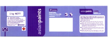 Asian Paints Trucare Knifing Paste Filler Device mark 3317295 Trademark