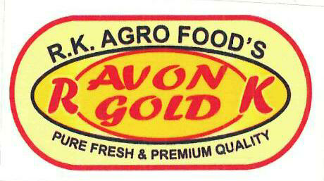R.k. Agro Food's Avon Gold Device mark 3463738 Trademark