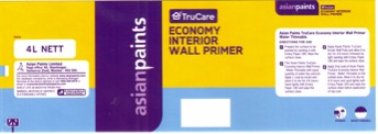 Asian Paints Trucare Economy Interior Wall Primer Device mark 3348329 Trademark