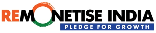 Remonetise India -pledge For Growth (device) Device mark 3452421 Trademark