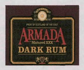 Armada Dark Rum (label) Device mark 3364459 Trademark