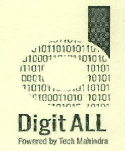 D Digit All Powered By Tech Mahindra Device mark 3462772 Trademark