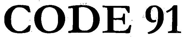 Code 91 Device mark 3387357 Trademark