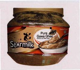 Starmilk Pure Gawa Ghee (label) Device mark 3403126 Trademark