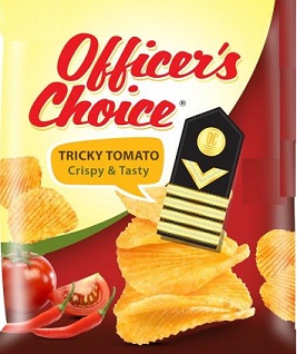 Officer's Choice Tricky Tomato Crispy & Tasty Device mark 3434146 Trademark