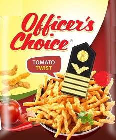 Officer's Choice Tomato Twist Device mark 3434148 Trademark