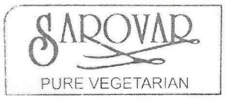 Sarovar (label) Device mark 3473416 Trademark