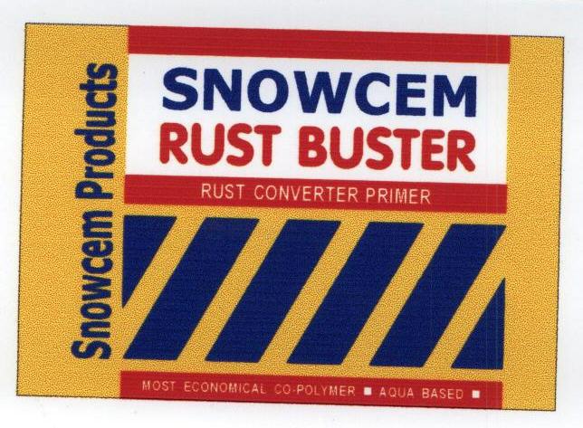 Snowcem Rust Buster (label) Device mark 1508071 Trademark