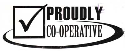 Proudly Co-operative (label) Device mark 1519468 Trademark