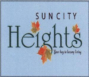 Suncity Heights (lable) Device mark 1558883 Trademark
