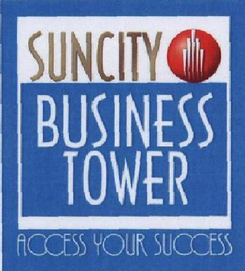 Suncity Business Tower (lable) Device mark 1558908 Trademark