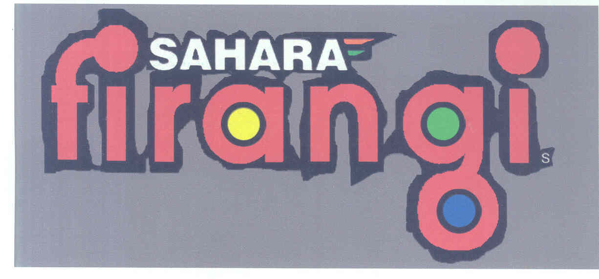 Sahara Firangi (label) Device mark 1586418 Trademark