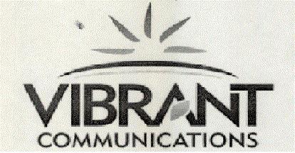 Vibrant Communications (logo) Device mark 1573301 Trademark